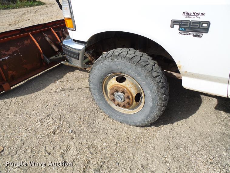 image for item DB2029 1997 Ford F350 dump flatbed pickup truck