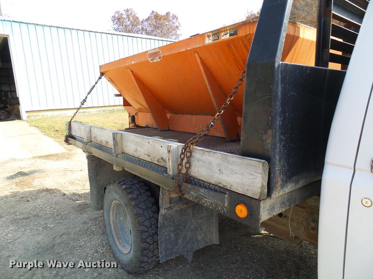 image for item DB2029 1997 Ford F350 dump flatbed pickup truck