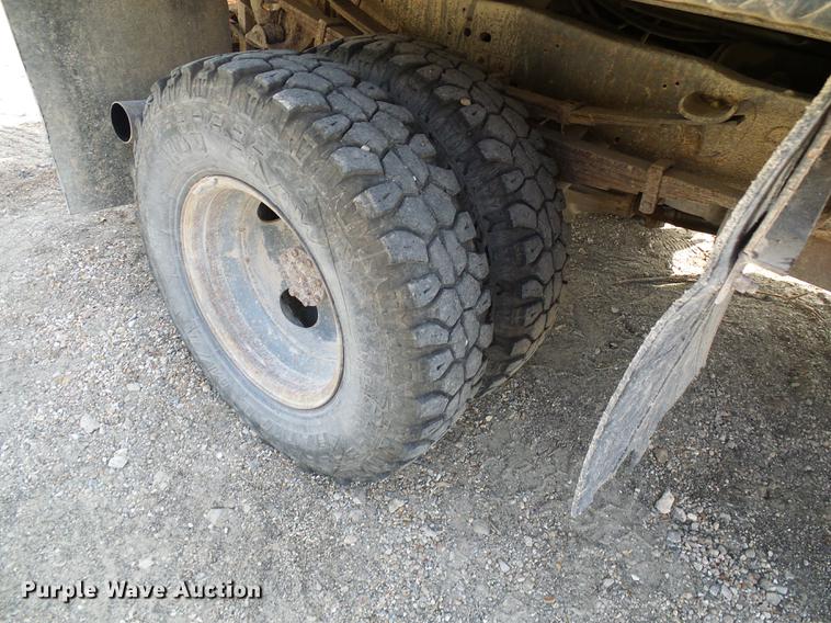 image for item DB2029 1997 Ford F350 dump flatbed pickup truck