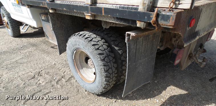 image for item DB2029 1997 Ford F350 dump flatbed pickup truck