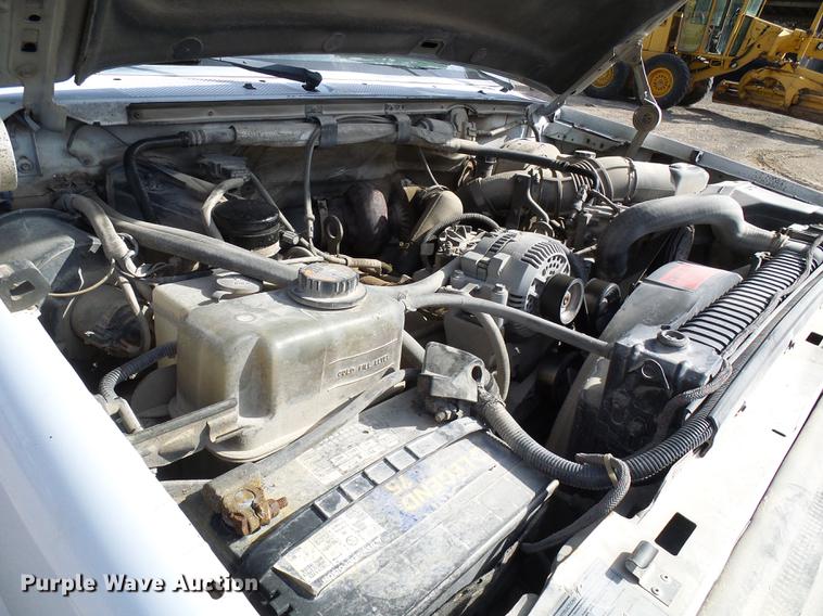 image for item DB2029 1997 Ford F350 dump flatbed pickup truck