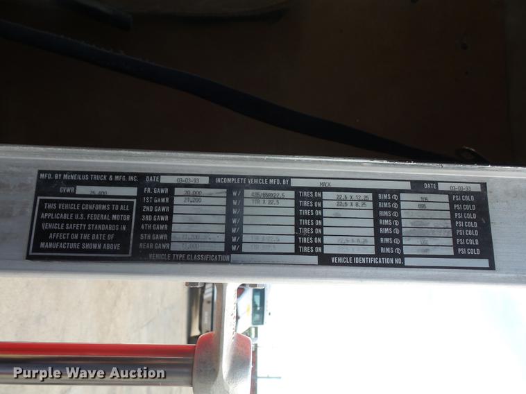 image for item DB6144 1993 Kenworth W900 ready mix truck