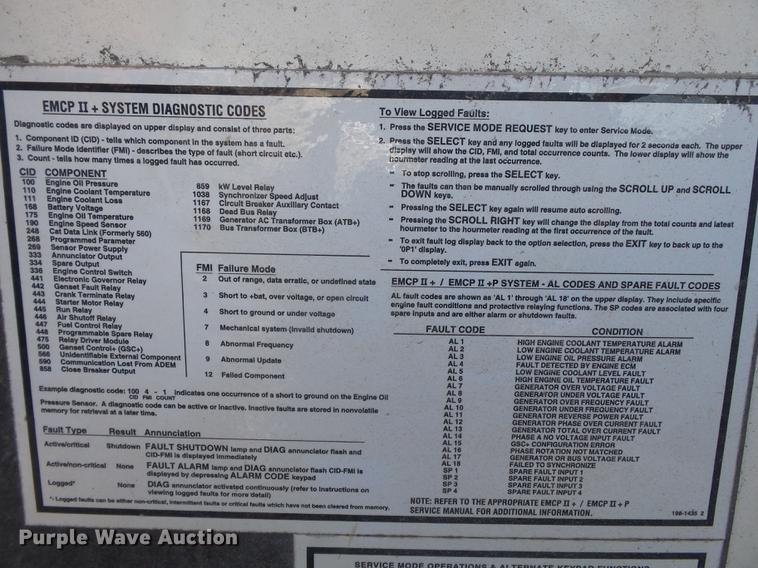 image for item DB7071 2005 Caterpillar XQ400 ISO generator