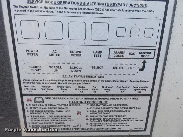 image for item DB7071 2005 Caterpillar XQ400 ISO generator