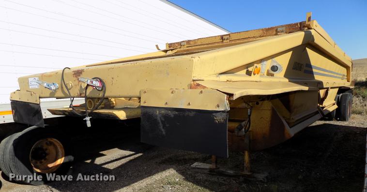 image for item DB8528 1992 Load King 2030 bottom dump trailer