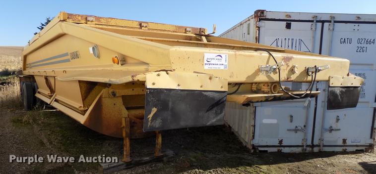 image for item DB8528 1992 Load King 2030 bottom dump trailer