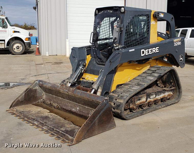 image for item DB9413 2012 John Deere 329D skid steer
