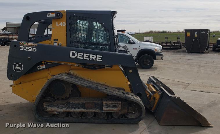 image for item DB9413 2012 John Deere 329D skid steer