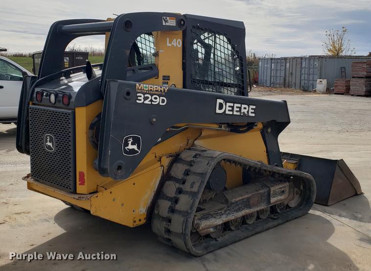 image for item DB9413 2012 John Deere 329D skid steer