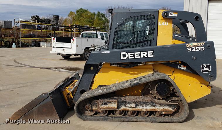 image for item DB9413 2012 John Deere 329D skid steer