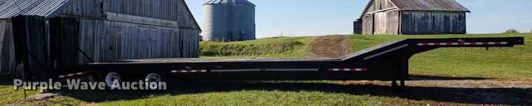 image for item DB9434 2000 Trailboss lowboy equipment trailer