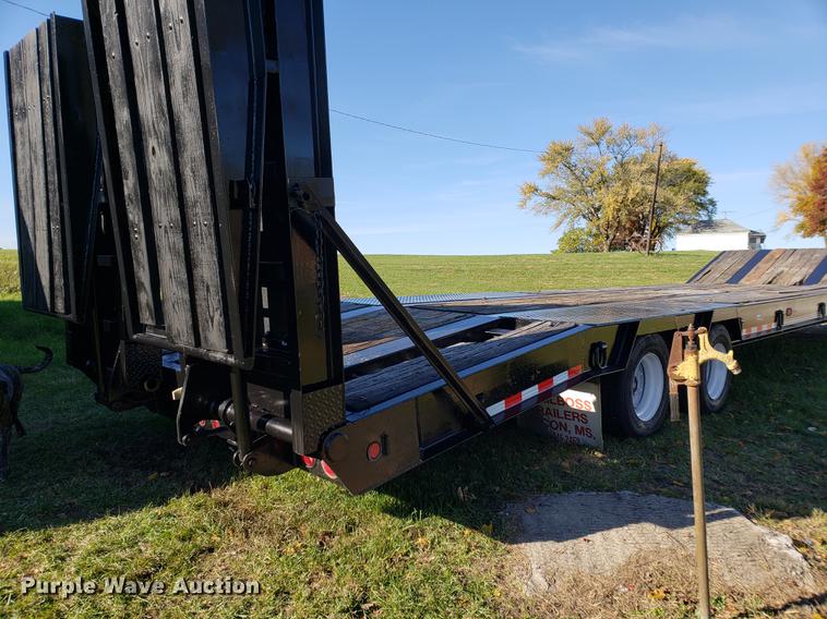 image for item DB9434 2000 Trailboss lowboy equipment trailer