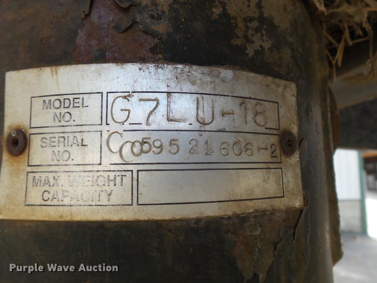 image for item DD2459 Clearfield G7LV-18 shingle conveyor