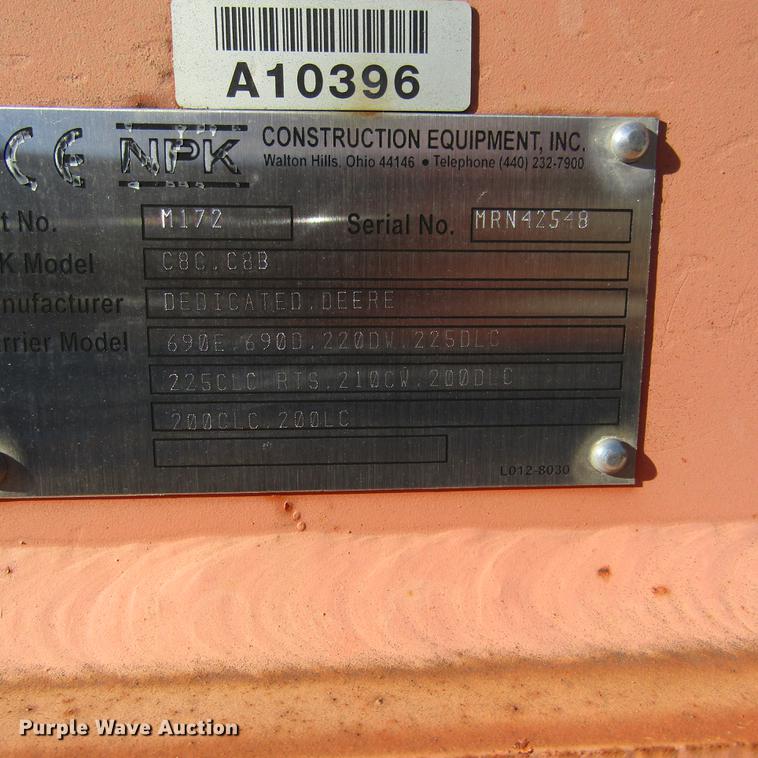image for item DD2660 2011 NPK C-8C plate compactor