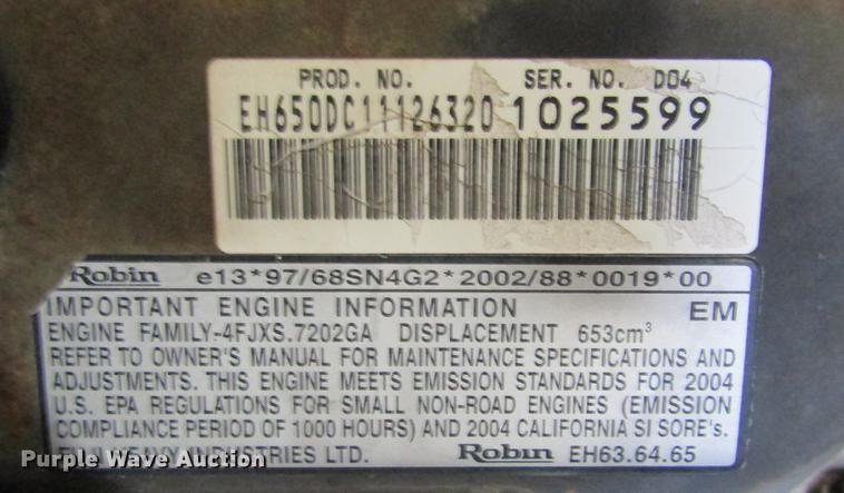 image for item DD2667 2004 Easy Lawn L65 hydroseeder