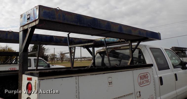 image for item DD3506 2002 Ford F350 Super Duty Crew Cab utility bed pickup truck