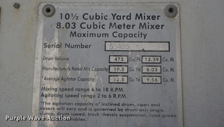 image for item DD6633 1999 International Paystar 5000 ready mix truck