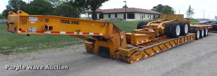 image for item DE2970 1989 Trail King TK120DG-553 low boy equipment trailer