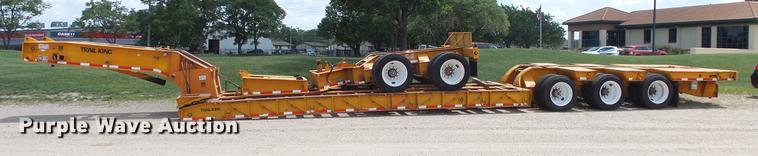 image for item DE2970 1989 Trail King TK120DG-553 low boy equipment trailer