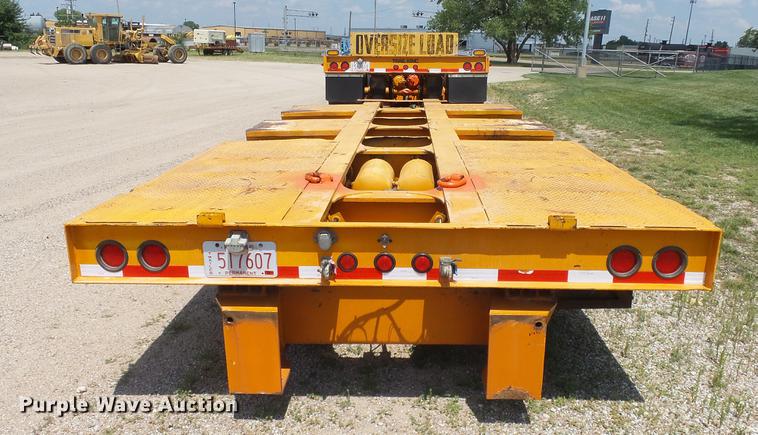 image for item DE2970 1989 Trail King TK120DG-553 low boy equipment trailer