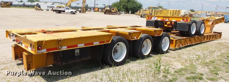 image for item DE2970 1989 Trail King TK120DG-553 low boy equipment trailer