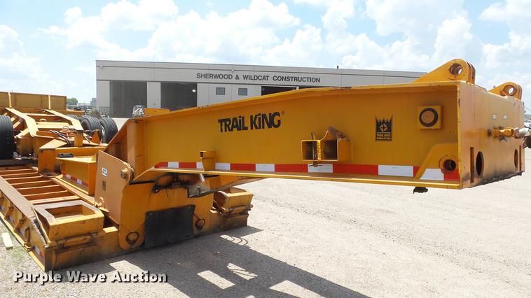 image for item DE2970 1989 Trail King TK120DG-553 low boy equipment trailer