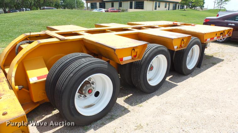 image for item DE2970 1989 Trail King TK120DG-553 low boy equipment trailer