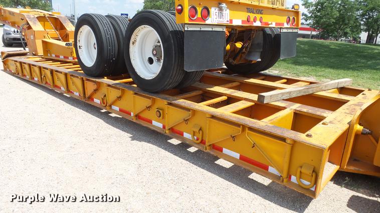 image for item DE2970 1989 Trail King TK120DG-553 low boy equipment trailer