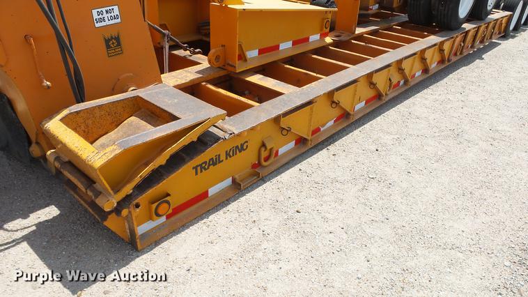 image for item DE2970 1989 Trail King TK120DG-553 low boy equipment trailer