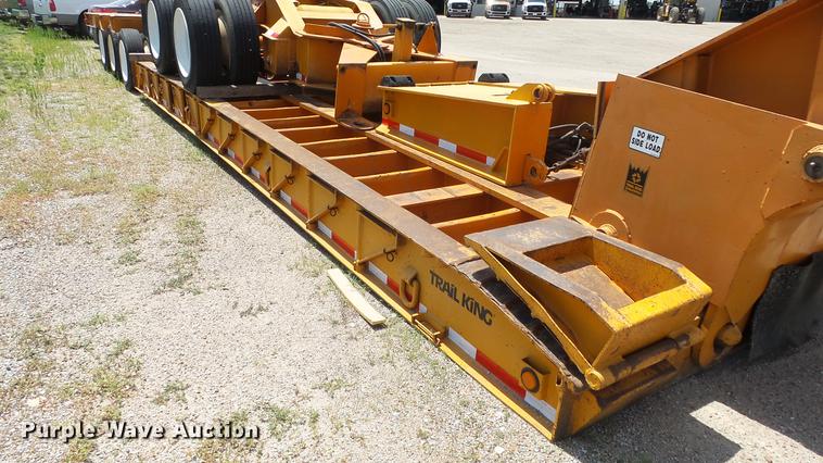 image for item DE2970 1989 Trail King TK120DG-553 low boy equipment trailer