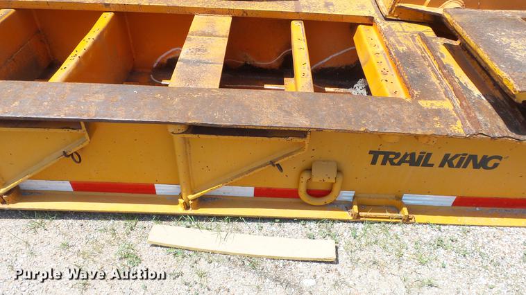 image for item DE2970 1989 Trail King TK120DG-553 low boy equipment trailer