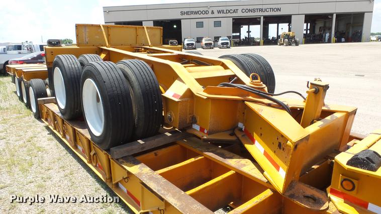 image for item DE2970 1989 Trail King TK120DG-553 low boy equipment trailer