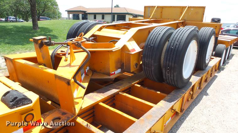 image for item DE2970 1989 Trail King TK120DG-553 low boy equipment trailer
