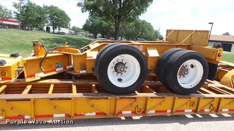 image for item DE2970 1989 Trail King TK120DG-553 low boy equipment trailer