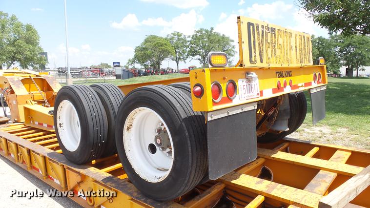 image for item DE2970 1989 Trail King TK120DG-553 low boy equipment trailer