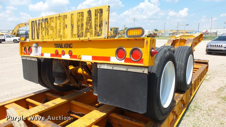 image for item DE2970 1989 Trail King TK120DG-553 low boy equipment trailer