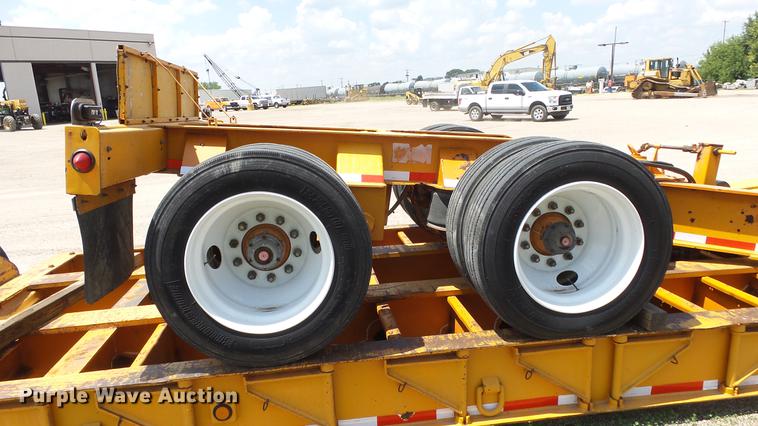 image for item DE2970 1989 Trail King TK120DG-553 low boy equipment trailer
