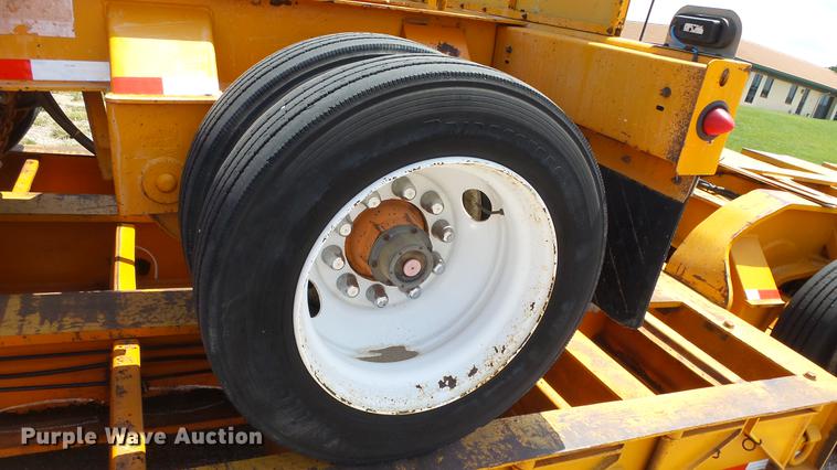 image for item DE2970 1989 Trail King TK120DG-553 low boy equipment trailer