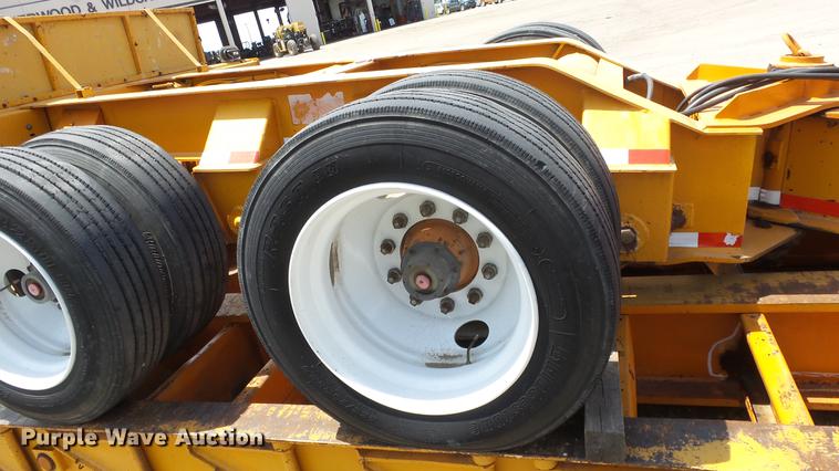 image for item DE2970 1989 Trail King TK120DG-553 low boy equipment trailer