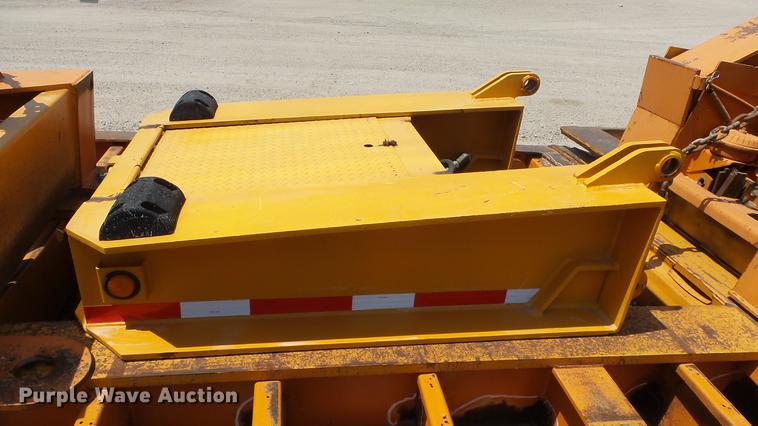 image for item DE2970 1989 Trail King TK120DG-553 low boy equipment trailer