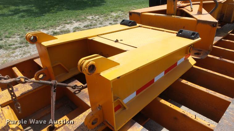 image for item DE2970 1989 Trail King TK120DG-553 low boy equipment trailer
