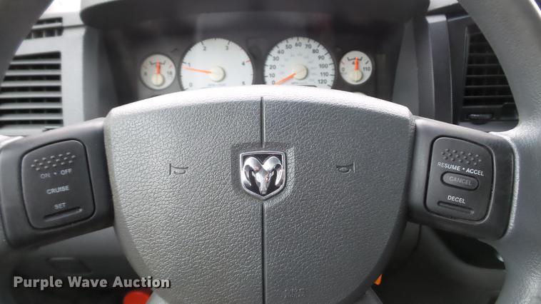 image for item DE4922 2008 Dodge Ram 4500 Quad Cab utility bed truck