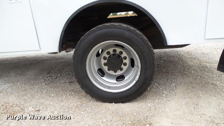 image for item DE4922 2008 Dodge Ram 4500 Quad Cab utility bed truck