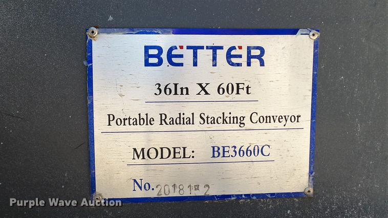 image for item DE4934 Better BE3660C radial stacking conveyor