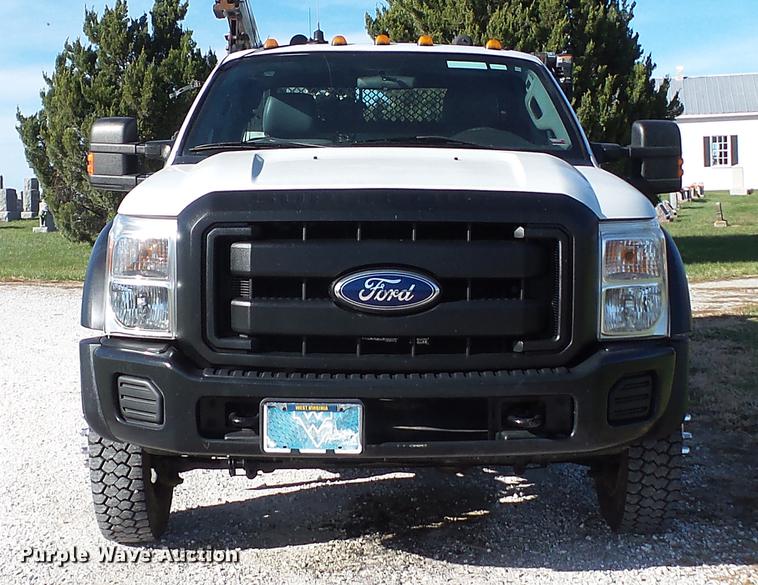 image for item DE4937 2011 Ford F450 Super Duty SuperCab service truck with crane