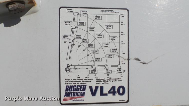 image for item DE4937 2011 Ford F450 Super Duty SuperCab service truck with crane