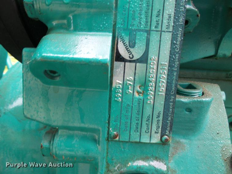 image for item DE5322 Onan 2000FDP generator