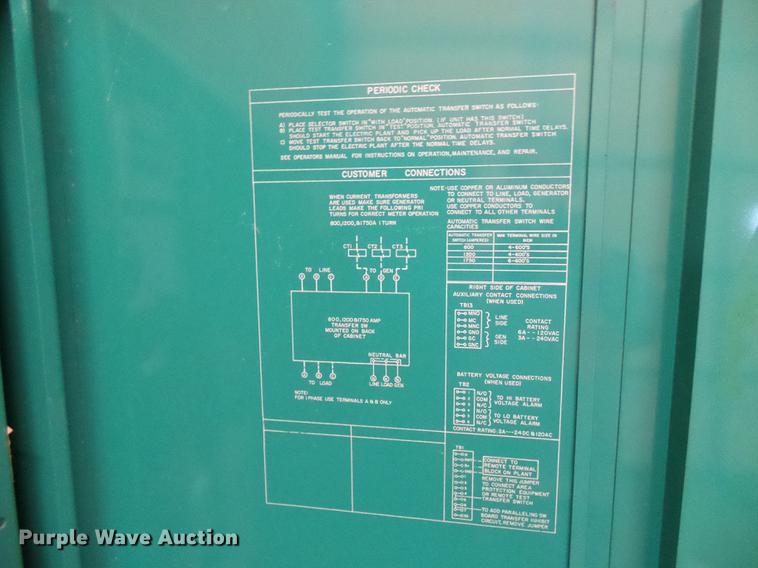 image for item DE5322 Onan 2000FDP generator