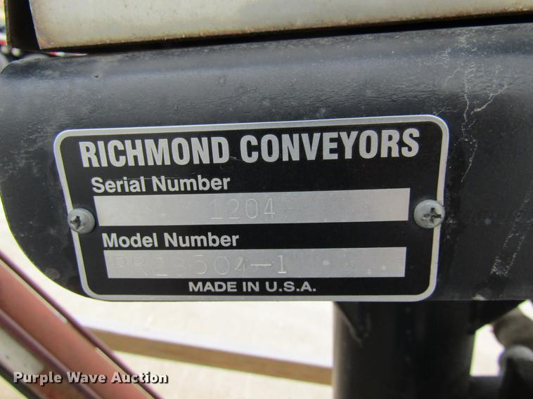 image for item DE5890 Richmond Conveyors C10108504-1 shingle conveyor