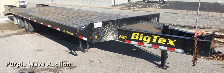 image for item DE7300 2014 Big Tex 24ED equipment trailer